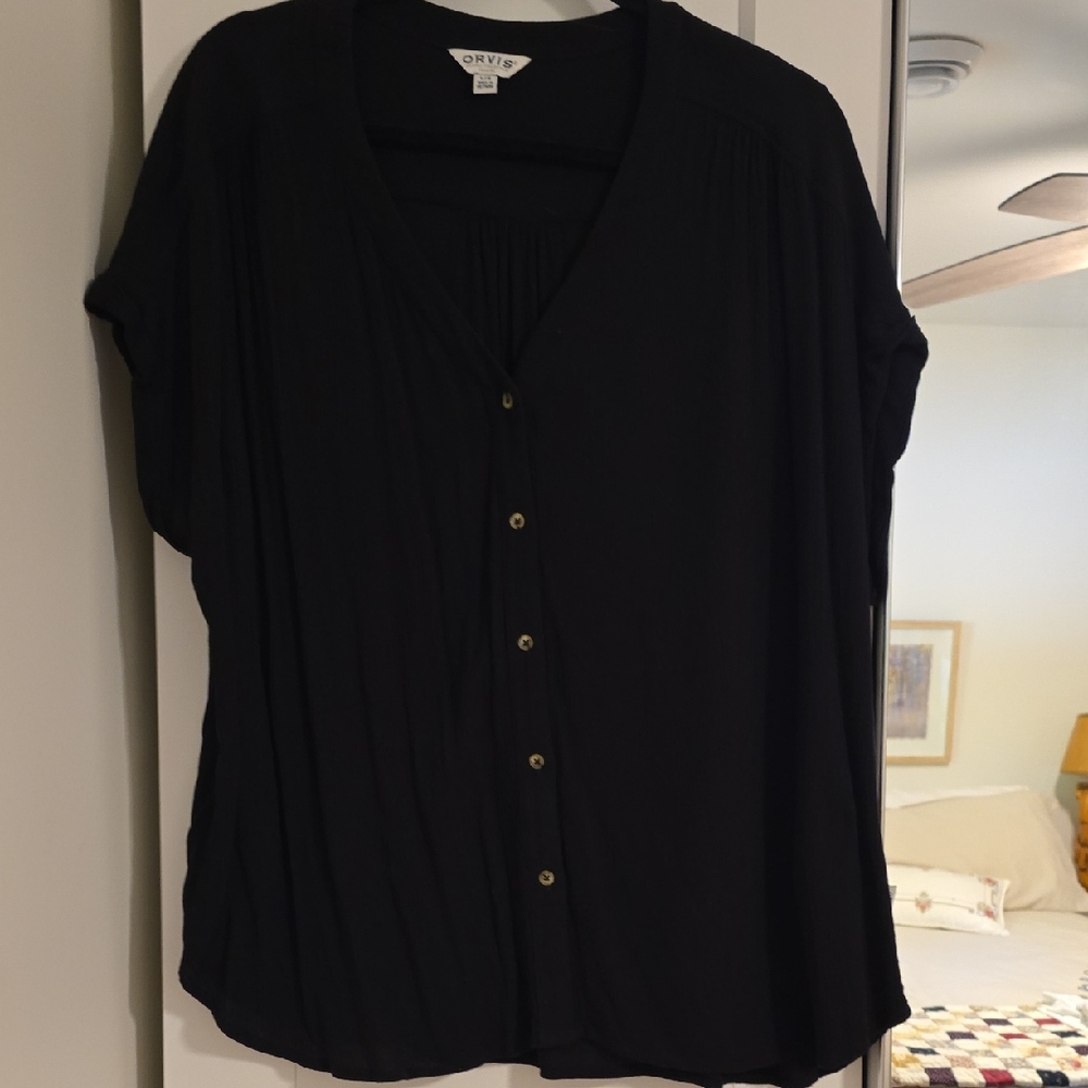 Orvis Black Women's Top Size L